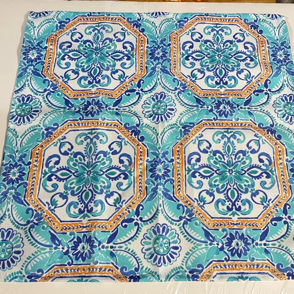 Cynthia Rowley Dinner Napkins, Set of four, Floral, Geometric, Statement, NWOT